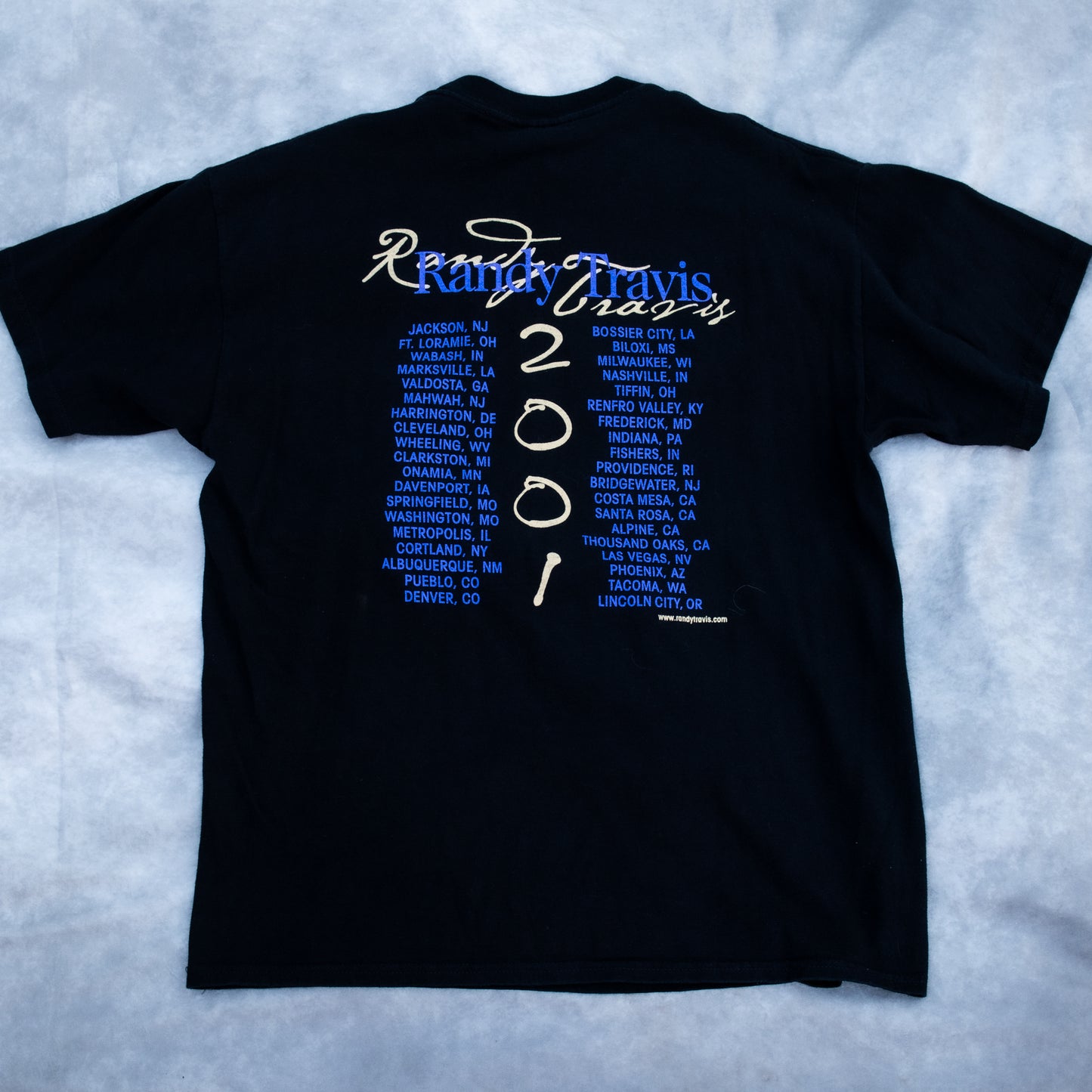 2001 Randy Travis T-shirt
